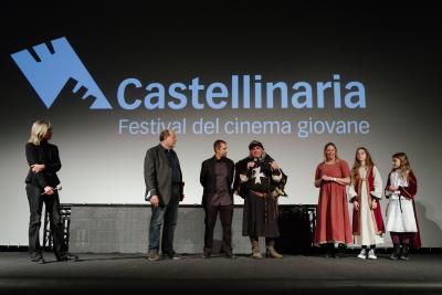 Flavia Marone, Giancarlo Zappoli, Wylliam Fumagalli, délégation La spada nella rocca