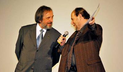 Gino Buscaglia and Giancarlo Zappoli, president and artistic director of Castellinaria