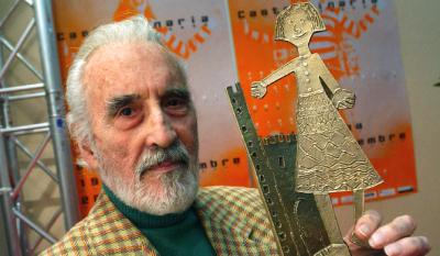 Christopher Lee and the Castello d'Onore Award