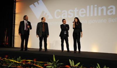 Presidente, Direttore, Matteo Pavesi, direttore della Cineteca di Milano, Francesca Badalini, pianista