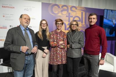 Giancarlo Zappoli, Marta Bernasconi (service pour l'intégration des étrangers), Michela Tisconi (déléguée service pour l'intégration des étrangers), Flavia Marone, Mauro Piacentini